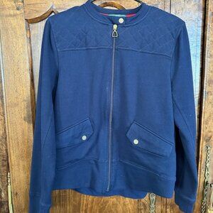 LRL Lauren Active Quilted Navy Zip-Up Jacket